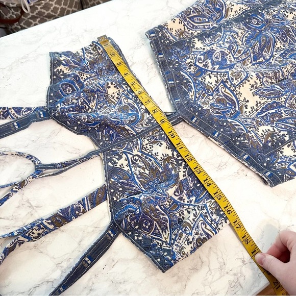 Free People Blue and White Floral Dress - Picture 11 of 16